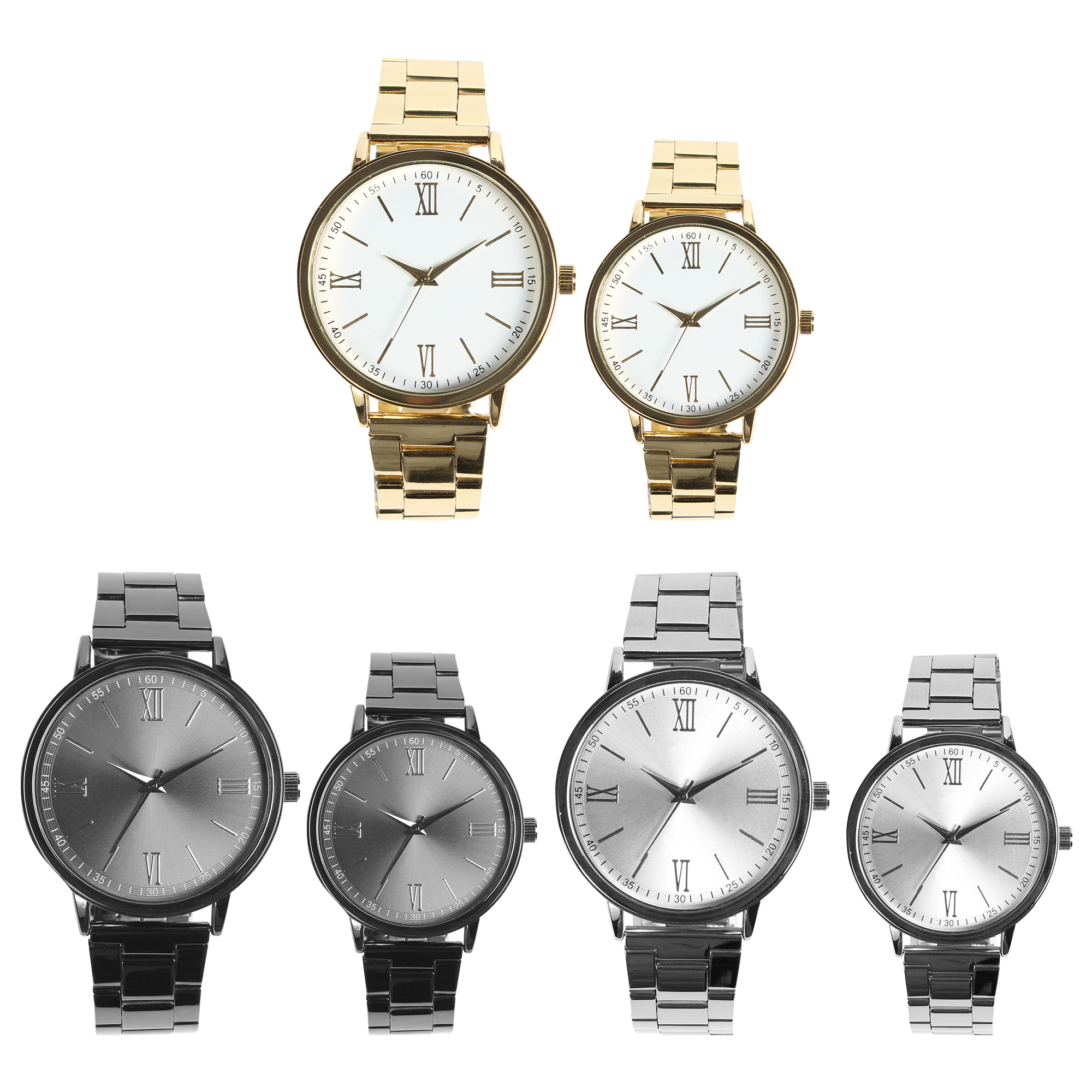 RELOJ DE PULSO UNISEX CON CAJA Y EXTENSIBLE METALICO E514